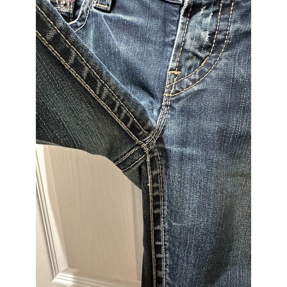 1921 Women's Distressed 29/32 Denim Blue Jeans - Picture 11 of 13